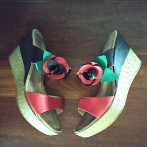 Black and red slides